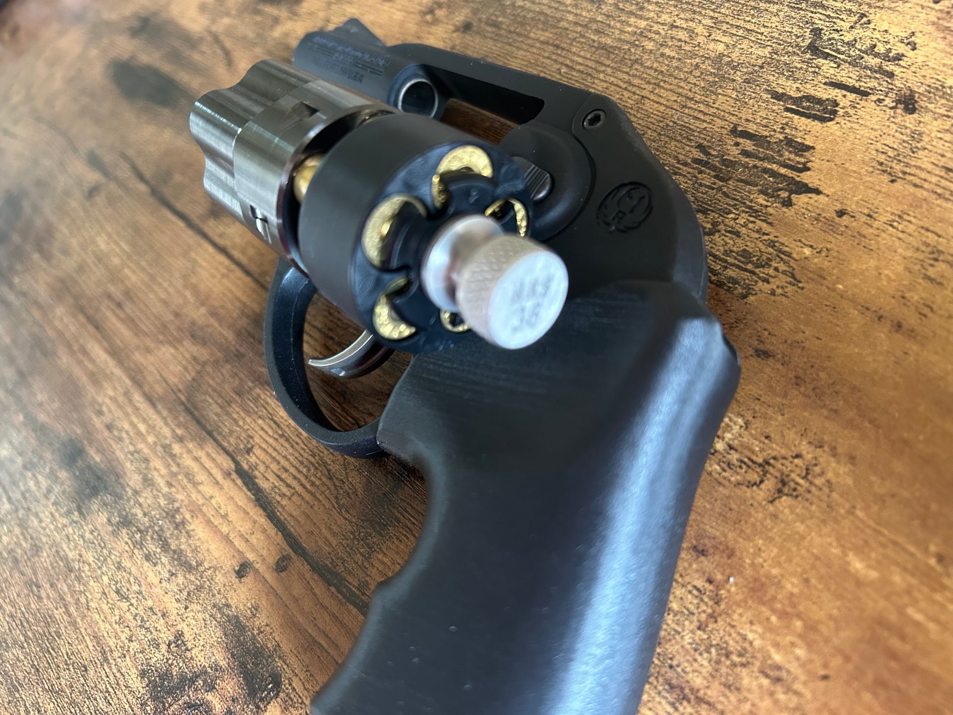 "Zero-compromise" concealed carry grips for the Ruger LCR and LCRx revolvers. Before, wheelgun folks had to choose between shooting comfort (rubber grips) or carry comfort (wood or G10 grips). Recoil Rider revolver grips provide both, featuring the recoil absorption of rubber grips with the snag-free comfort of wooden grips. Plus, they reduce the weight for easier carry. If you're carrying your revolver AIWB or in the pocket, these utilitarian grips will provide a superior shooting and CCW experience.