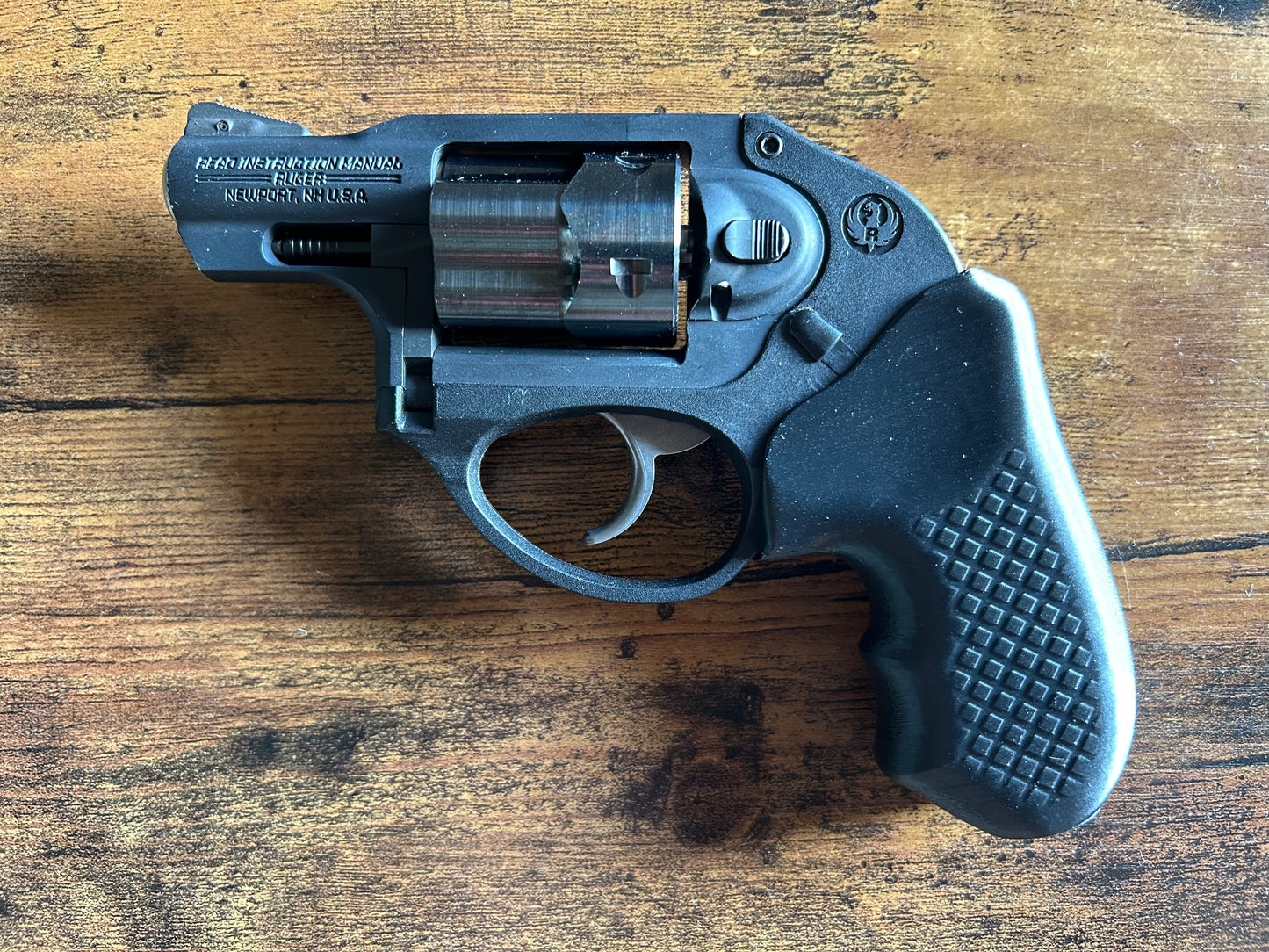 "Zero-compromise" concealed carry grips for the Ruger LCR and LCRx revolvers. Before, wheelgun folks had to choose between shooting comfort (rubber grips) or carry comfort (wood or G10 grips). Recoil Rider revolver grips provide both, featuring the recoil absorption of rubber grips with the snag-free comfort of wooden grips. Plus, they reduce the weight for easier carry. If you're carrying your revolver AIWB or in the pocket, these utilitarian grips will provide a superior shooting and CCW experience.