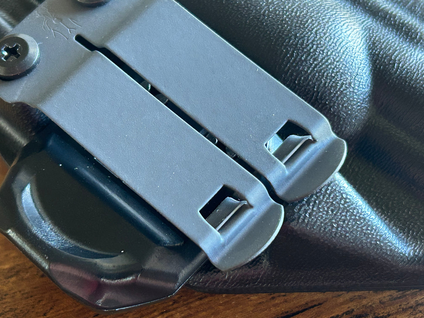 These custom-made "Pants-Saver" covers are designed to fit over your CCW holster's DCC clip to prevent wear and tear on your pants from daily concealed carry. The covers are made from a rubbery polyurethane and last virtually forever.