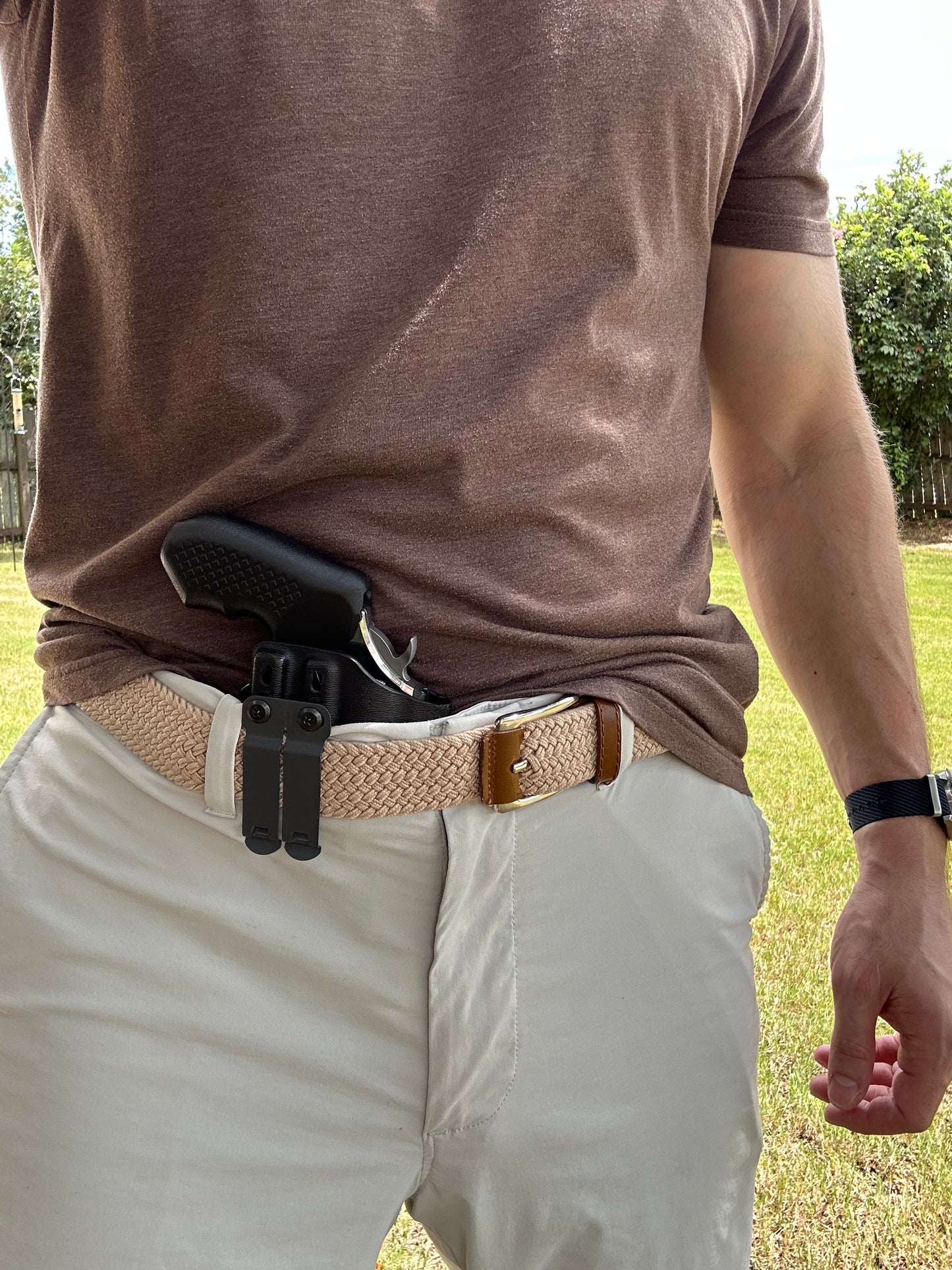 Concealed carry grips for the hammered Diamondback SDR revolver. Before, wheelgun folks had to choose between shooting comfort (rubber grips) or carry comfort (wood or G10 grips). Recoil Rider revolver grips provide both, featuring the recoil absorption of rubber grips with the snag-free comfort of wooden grips. Plus, they reduce the weight for easier carry and improve the grip angle of your Diamondback SDR for a more natural point-of-aim. Perfect if you're carrying your revolver AIWB or in the pocket.