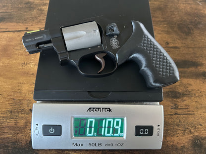 For the ultra-minimalist revolver user who conceal-carries in the pocket: Ultra-concealable boot grips for the Smith & Wesson J-Frame line, optimized for pocket-carry. Recoil Rider grips are the the lightest boot grips available for the J-Frame, plus they absorb recoil with a slim profile and a snag-free draw. They also improve the grip angle of your S&W J-Frame for a more natural point-of-aim. If you're carrying your revolver the pocket, these boot grips will provide a superior shooting and CCW experience.