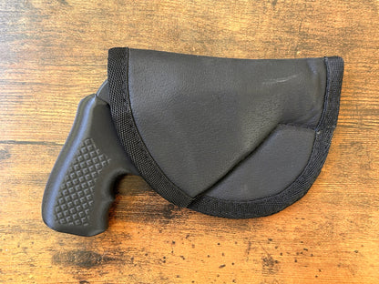 Ruger LCR with Recoil Rider Boot Grips in the Sticky Pocket Holster.