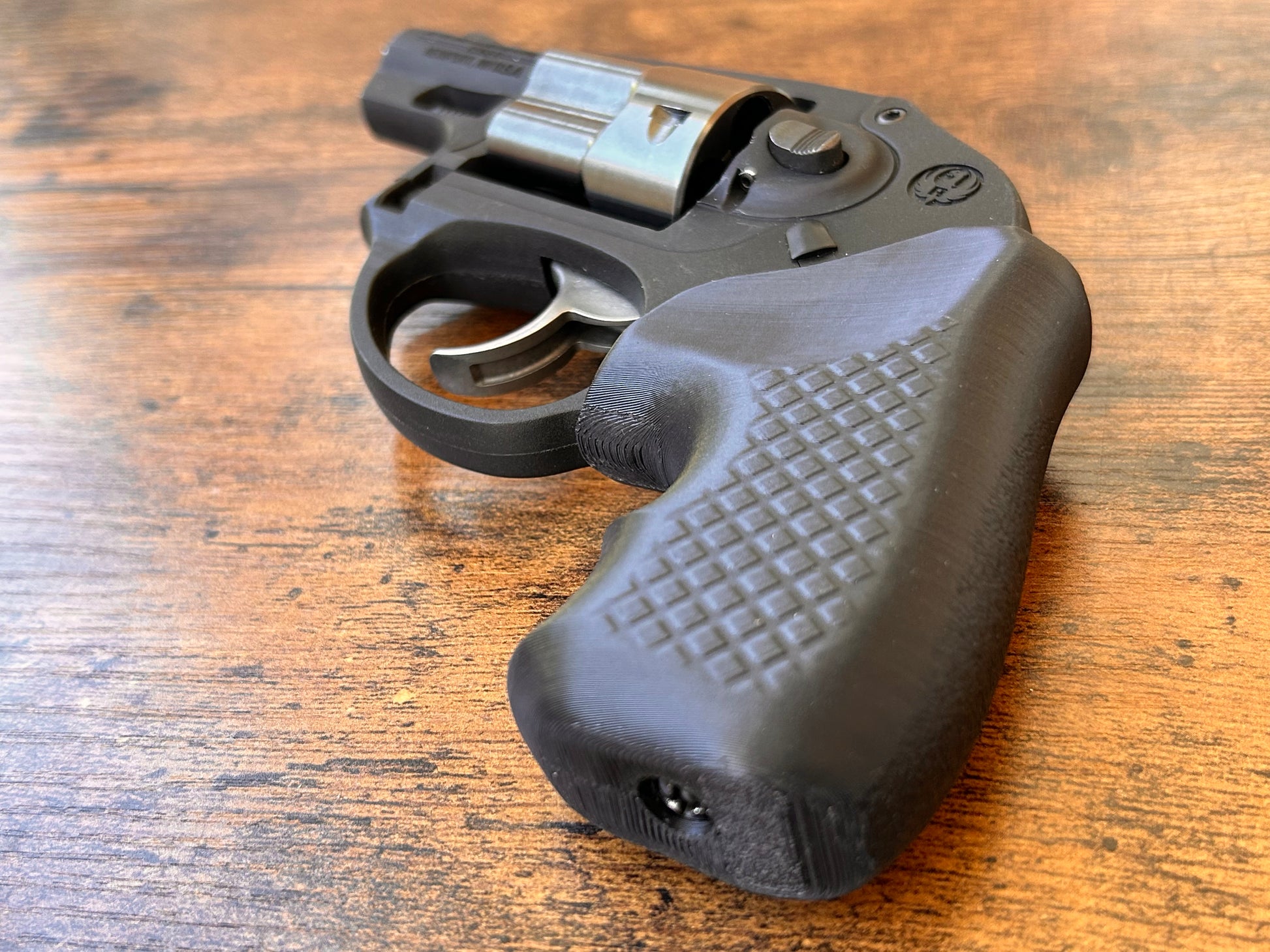 For the ultra-minimalist revolver user who conceal-carries in the pocket: Ultra-concealable boot grips for the Ruger LCR and LCRx line, optimized for pocket-carry. Recoil Rider grips are the the lightest boot grips available for the LCR, plus they absorb recoil with a slim profile and a snag-free draw. They cover the backstrap to optimize trigger reach, and feature an intuitive grip angle for a natural point-of-aim. If you're carrying your revolver the pocket, these boot grips are for you.