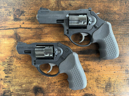 For the ultra-minimalist revolver user who conceal-carries in the pocket: Ultra-concealable boot grips for the Ruger LCR and LCRx line, optimized for pocket-carry. Recoil Rider grips are the the lightest boot grips available for the LCR, plus they absorb recoil with a slim profile and a snag-free draw. They cover the backstrap to optimize trigger reach, and feature an intuitive grip angle for a natural point-of-aim. If you're carrying your revolver the pocket, these boot grips are for you.