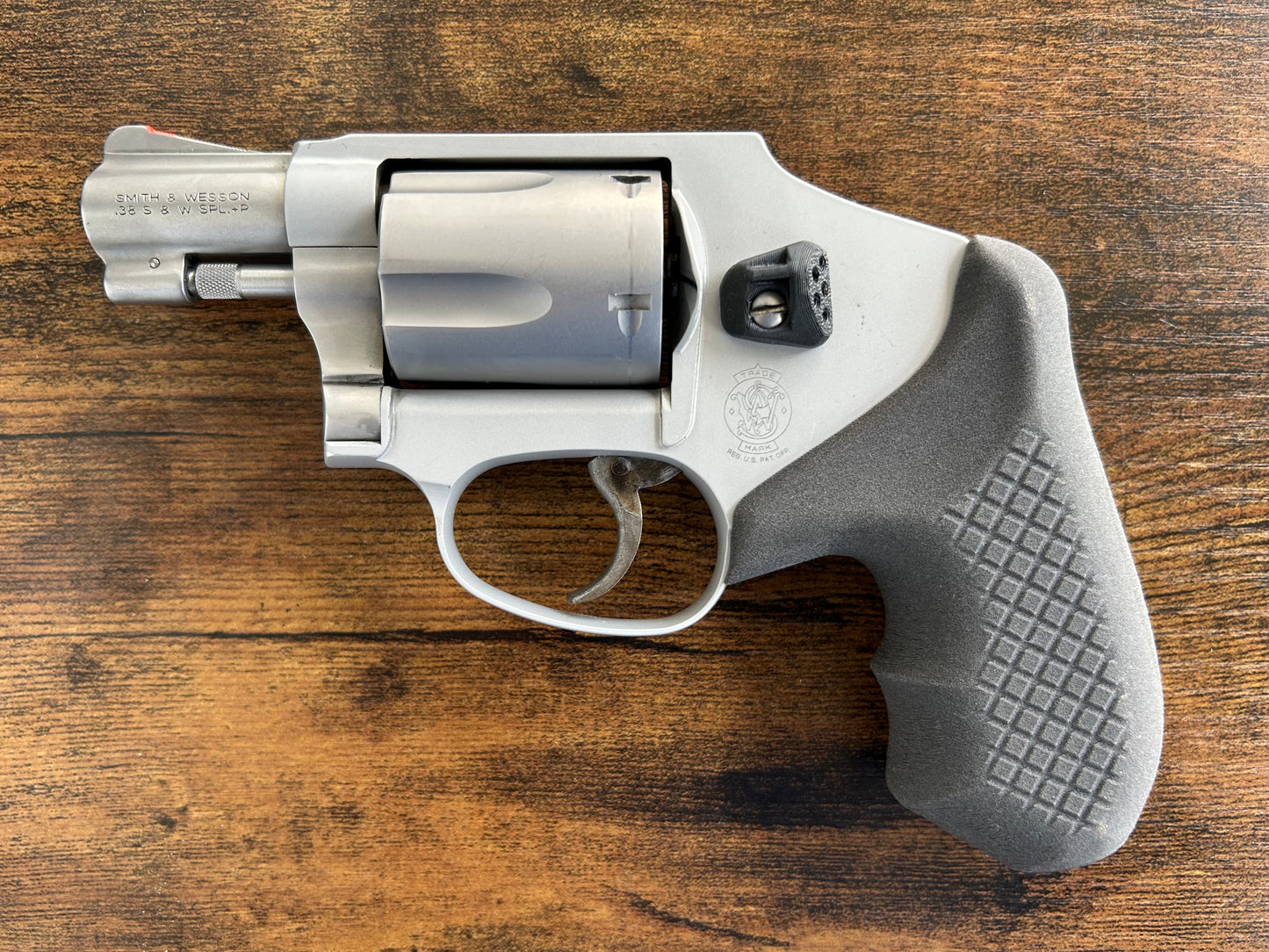 Concealed carry grips for the Smith and Wesson J-Frame line. Before, wheelgun folks had to choose between shooting comfort (rubber grips) or carry comfort (wood or G10 grips). Recoil Rider revolver grips provide both, featuring the recoil absorption of rubber grips with the snag-free comfort of wooden grips. Plus, they reduce the weight for easier carry and improve the grip angle of your S&W J-Frame for a more natural point-of-aim. Easily carry your revolver AIWB or in the pocket.
