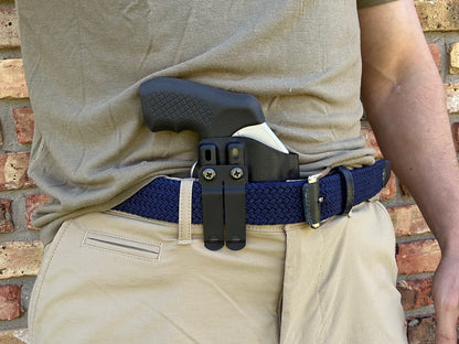Appendix conceal carry (AIWB) with the Kimber K6xs DAO snubnose revolver, Recoil Rider grips, and the Harry's Holster Icon 2.0 kydex holster.