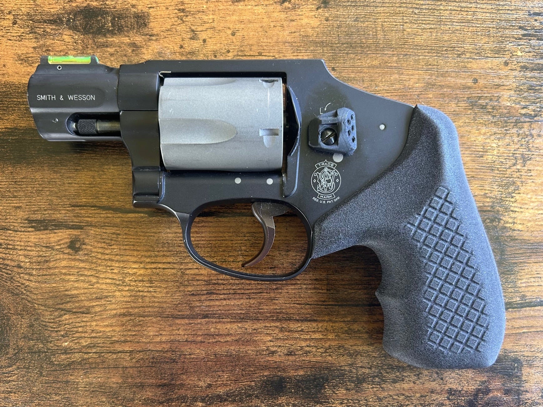 For the ultra-minimalist revolver user who conceal-carries in the pocket: Ultra-concealable boot grips for the Smith & Wesson J-Frame line, optimized for pocket-carry. Recoil Rider grips are the the lightest boot grips available for the J-Frame, plus they absorb recoil with a slim profile and a snag-free draw. They also improve the grip angle of your S&W J-Frame for a more natural point-of-aim. If you're carrying your revolver the pocket, these boot grips will provide a superior shooting and CCW experience.