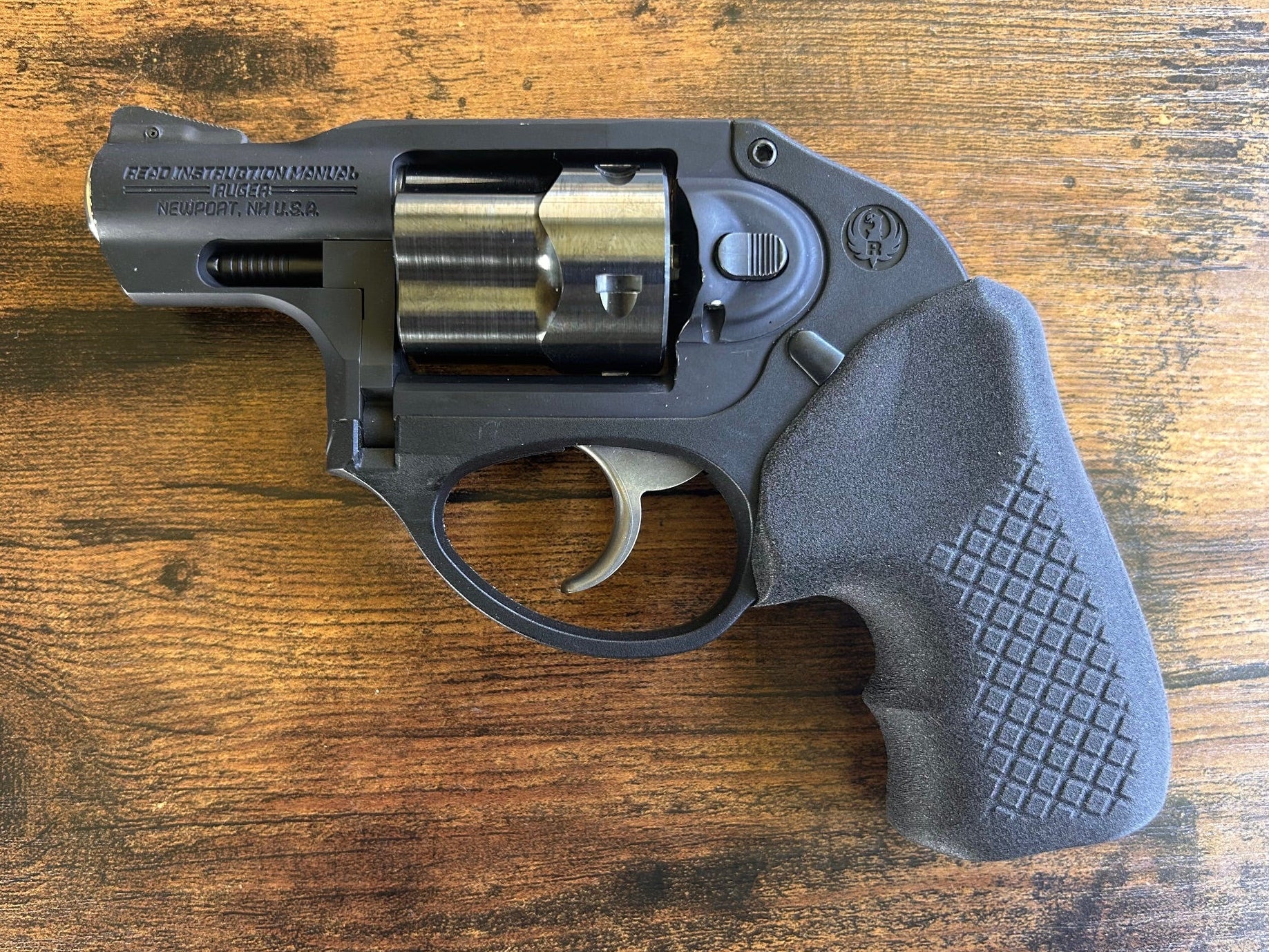 For the ultra-minimalist revolver user who conceal-carries in the pocket: Ultra-concealable boot grips for the Ruger LCR and LCRx line, optimized for pocket-carry. Recoil Rider grips are the the lightest boot grips available for the LCR, plus they absorb recoil with a slim profile and a snag-free draw. They cover the backstrap to optimize trigger reach, and feature an intuitive grip angle for a natural point-of-aim. If you're carrying your revolver the pocket, these boot grips are for you.