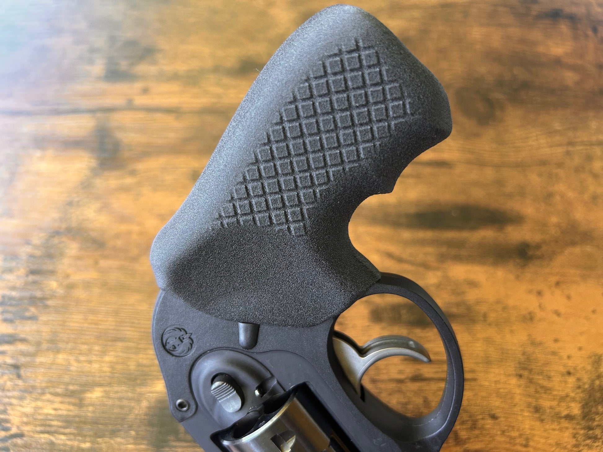 For the ultra-minimalist revolver user who conceal-carries in the pocket: Ultra-concealable boot grips for the Ruger LCR and LCRx line, optimized for pocket-carry. Recoil Rider grips are the the lightest boot grips available for the LCR, plus they absorb recoil with a slim profile and a snag-free draw. They cover the backstrap to optimize trigger reach, and feature an intuitive grip angle for a natural point-of-aim. If you're carrying your revolver the pocket, these boot grips are for you.