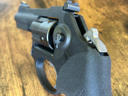 For the ultra-minimalist revolver user who conceal-carries in the pocket: Ultra-concealable boot grips for the Ruger LCR and LCRx line, optimized for pocket-carry. Recoil Rider grips are the the lightest boot grips available for the LCR, plus they absorb recoil with a slim profile and a snag-free draw. They cover the backstrap to optimize trigger reach, and feature an intuitive grip angle for a natural point-of-aim. If you're carrying your revolver the pocket, these boot grips are for you.