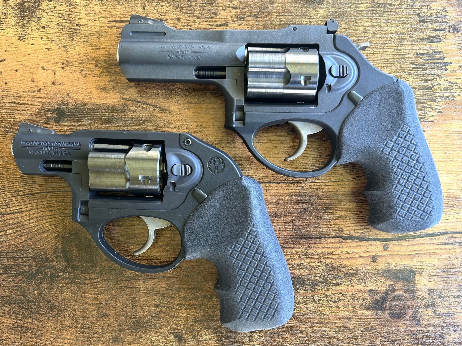 For the ultra-minimalist revolver user who conceal-carries in the pocket: Ultra-concealable boot grips for the Ruger LCR and LCRx line, optimized for pocket-carry. Recoil Rider grips are the the lightest boot grips available for the LCR, plus they absorb recoil with a slim profile and a snag-free draw. They cover the backstrap to optimize trigger reach, and feature an intuitive grip angle for a natural point-of-aim. If you're carrying your revolver the pocket, these boot grips are for you.