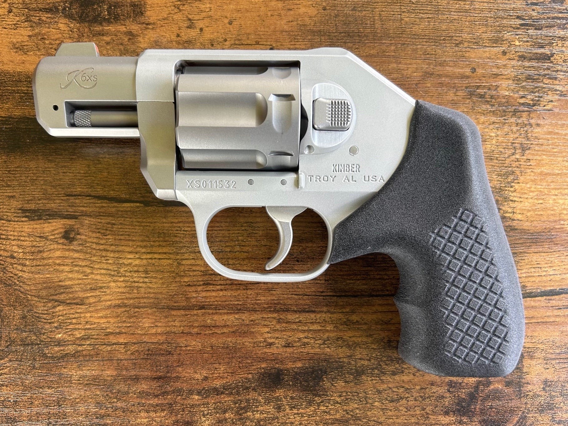 For the ultra-minimalist revolver user who conceal-carries in the pocket: Ultra-concealable boot grips for the Kimber K6XS and K6S (DAO) revolvers, optimized for pocket-carry. Recoil Rider grips are the the lightest boot grips available for the Kimber K6 revolver, plus they absorb recoil with a slim profile and a snag-free draw. If you're carrying your revolver the pocket, these boot grips will provide a superior shooting and CCW experience.