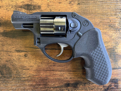 "Zero-compromise" concealed carry grips for the Ruger LCR and LCRx revolvers. Before, wheelgun folks had to choose between shooting comfort (rubber grips) or carry comfort (wood or G10 grips). Recoil Rider revolver grips provide both, featuring the recoil absorption of rubber grips with the snag-free comfort of wooden grips. Plus, they reduce the weight for easier carry. If you're carrying your revolver AIWB or in the pocket, these utilitarian grips will provide a superior shooting and CCW experience.
