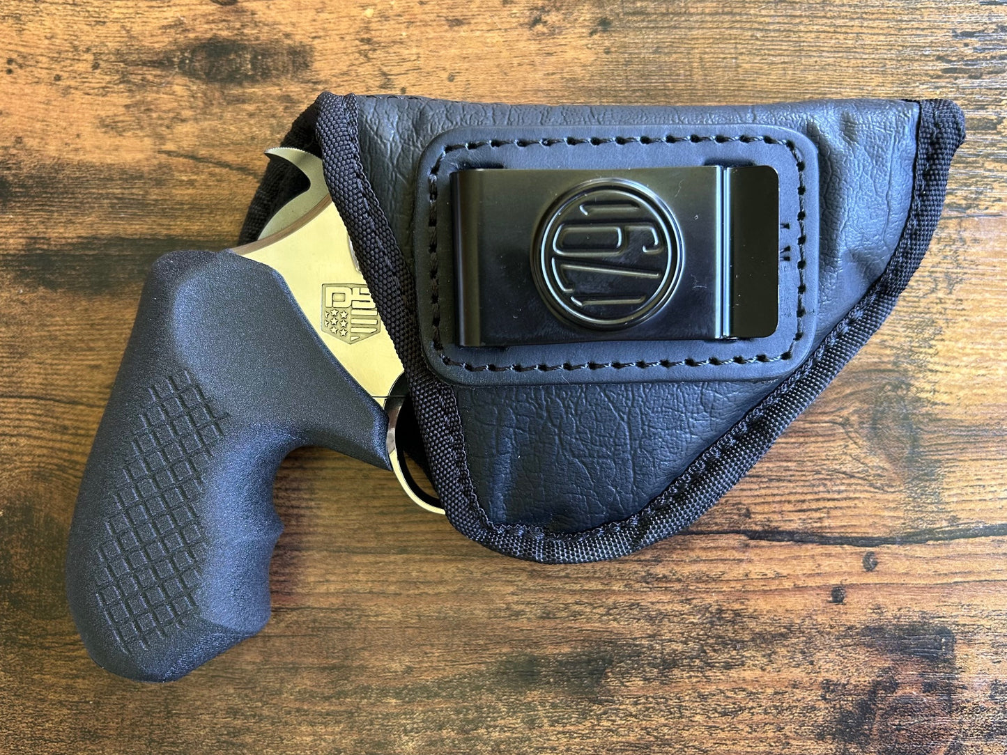 Diamondback SDR with Recoil Rider CCW Grips in the 1791 holster for appendix carry.
