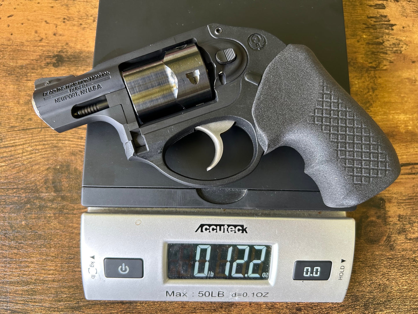 Recoil Rider revolver grips are the lowest weight grip available to the Ruger LCR.