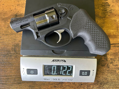 Recoil Rider revolver grips are the lowest weight grip available to the Ruger LCR.