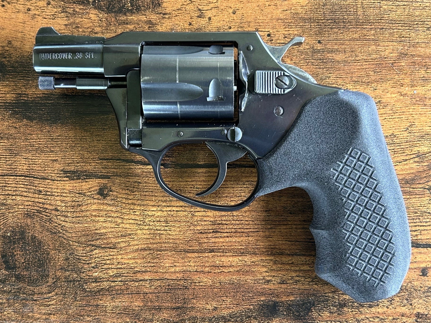"Zero-compromise" concealed carry grips compatible with all Charter Arms revolver models. Before, wheelgun folks had to choose between shooting comfort (rubber grips) or carry comfort (wood or G10 grips). Recoil Rider revolver grips provide both, featuring the recoil absorption of rubber grips with the snag-free comfort of wooden grips. Plus, they reduce the weight for easier carry and improve the grip angle of your Charter Arms Revolver for a more natural point-of-aim. If you're carrying your revolver, the